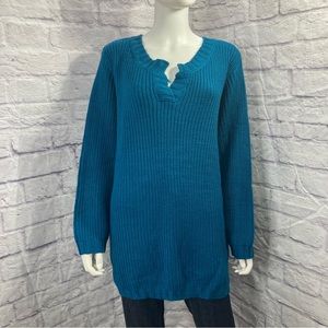 MainStreet blues women’s chunky sweater‎
